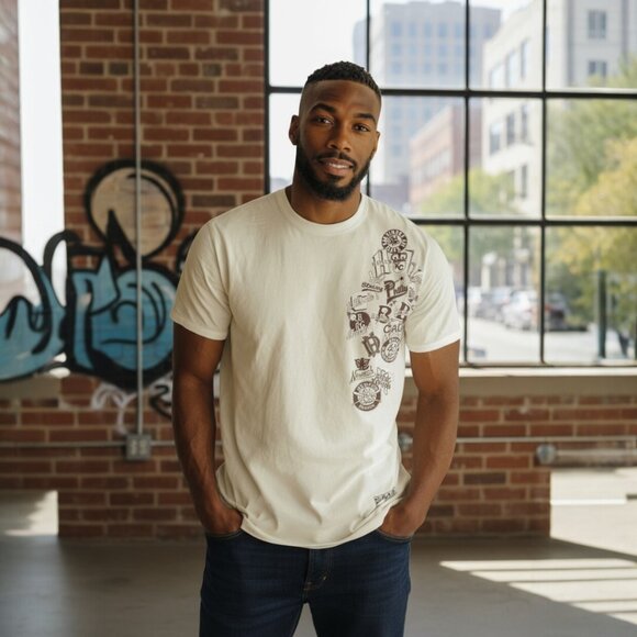 Men's Negro League Baseball Museum Oversized T-Sirt (XL) - Picture 1 of 9